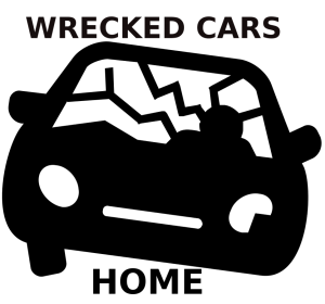Home logo shows a wrecked car